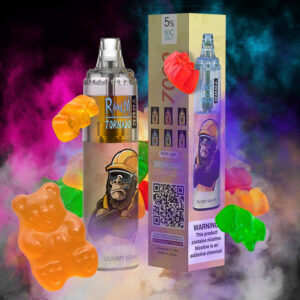 randm tornado 7000 gummy bear Gummy Bear RandM Tornado 7000 Puffs Prefilled Vape main image 0