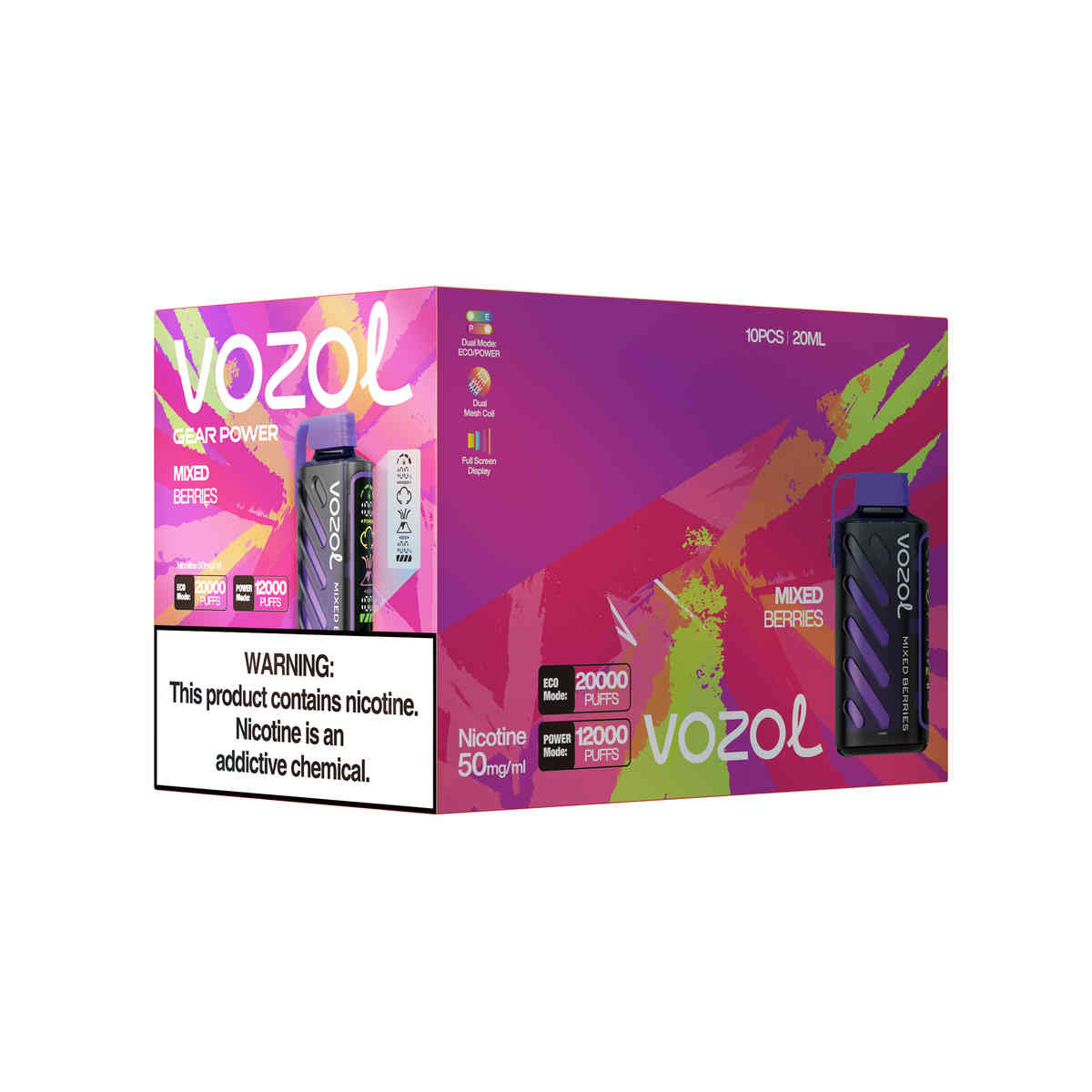 vuse go case VOZOL Vista 20000 - Mixed Berries Für 23.90 € Kaufen