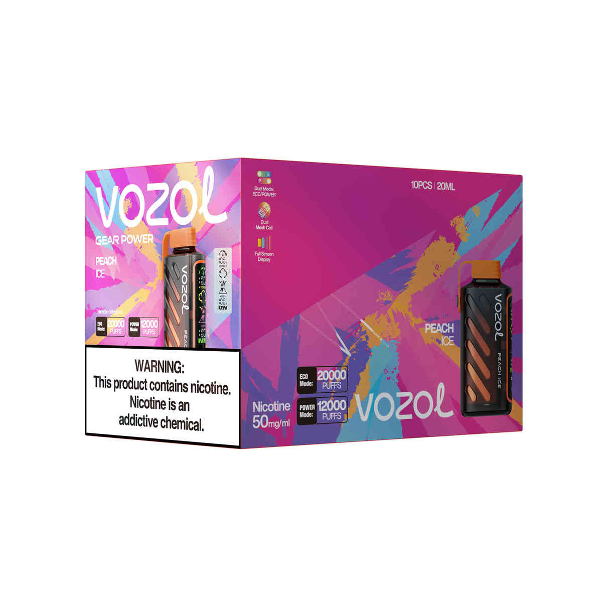 elfbar elfa master akku VOZOL Gear Power 20000 Peach Ice: Vozol 20 000 Vozol Vape 20000