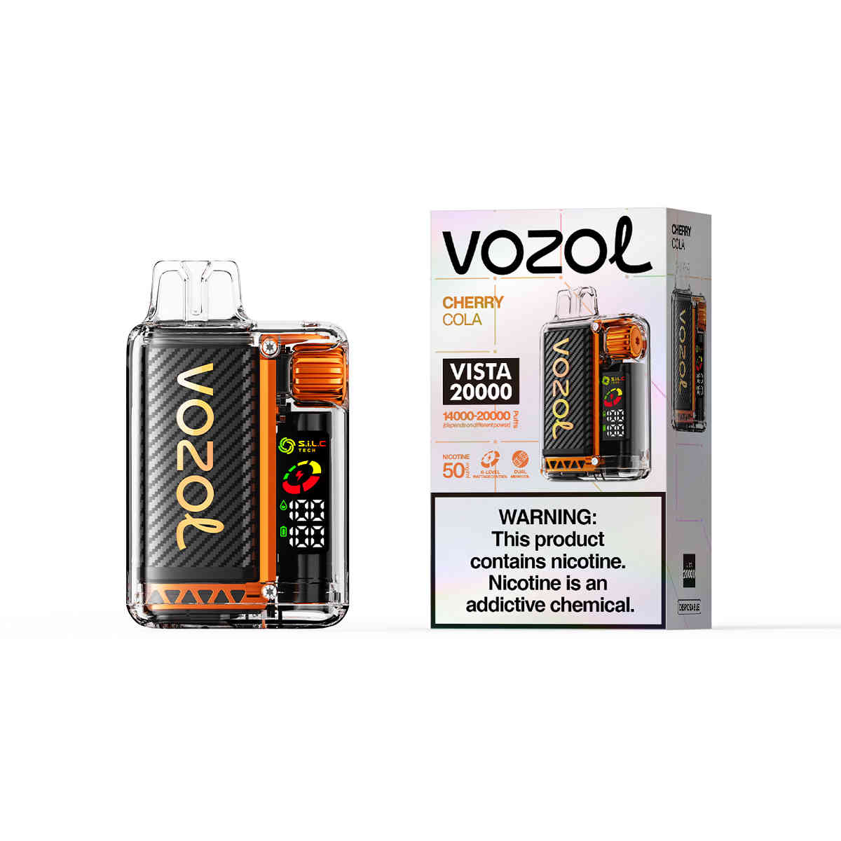 Buy Vozol Vista 20000 Cherry Cola 20,000 puffs 15 flavours