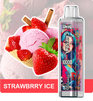 Uwin Crystal 10000 Vape Puff Strawberry Ice