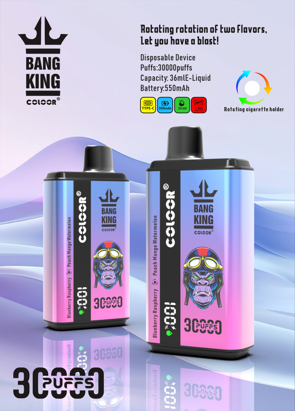 Bang King 30000 Puff Vape 30K