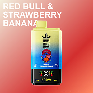 BANG KING 50000 Puffs Vape 50K red bull strawberry banana