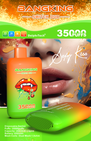 Bang King 35000 Puff Strawberry Banana Double Apple