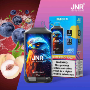 Puff Jnr 16k Jnr Falcon 16000 White Peach Razz