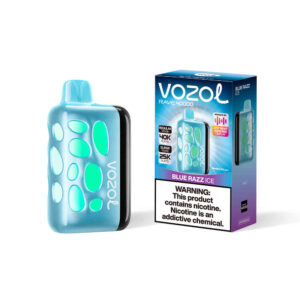 Vozol Rave 40k Puffs – Blue Razz Ice