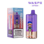 Waspe 3 In 1 60000 Puff Grape Ice & Strawberry Candy & Strawberry Raspberry Cherry Waspe 3 In 1 60000 Puff Grape Ice & Strawberry Candy & Strawberry Raspberry Cherry