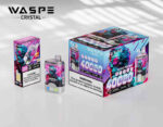 Waspe Crystal 40000 Puffs Vape Strawberry Raspberry Cherry & Love 666 Waspe Crystal 40000 Puffs Vape Strawberry Raspberry Cherry & Love 666