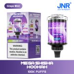 Puff Jnr 100k Mega Shisha Hookah Grape Mint Puff Jnr 100k Mega Shisha Hookah Grape Mint