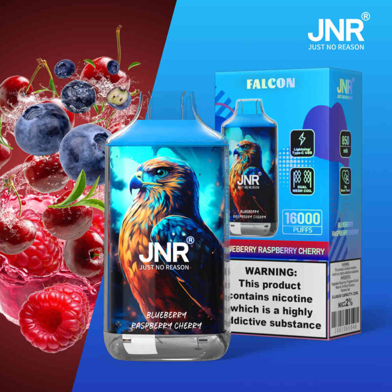 Puff JNR 16K JNR Falcon 16000 Blueberry Raspberry Cherry
