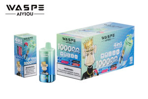 Waspe 4 In 1 100000 Puff Blueberry Ice & Black Knight & Strawberry Ice & Strawberry Watermelon