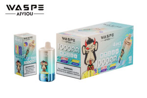 Waspe 4 In 1 100000 Puff Juicy Peach Ice & Tropical Fruit & Fruit Blast & Peach Berry