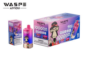 Waspe 4 In 1 100000 Puff Strawberry Raspberry Cherry & Crazy Cherry Ice & Blue Cherry Ice & Cola Ice