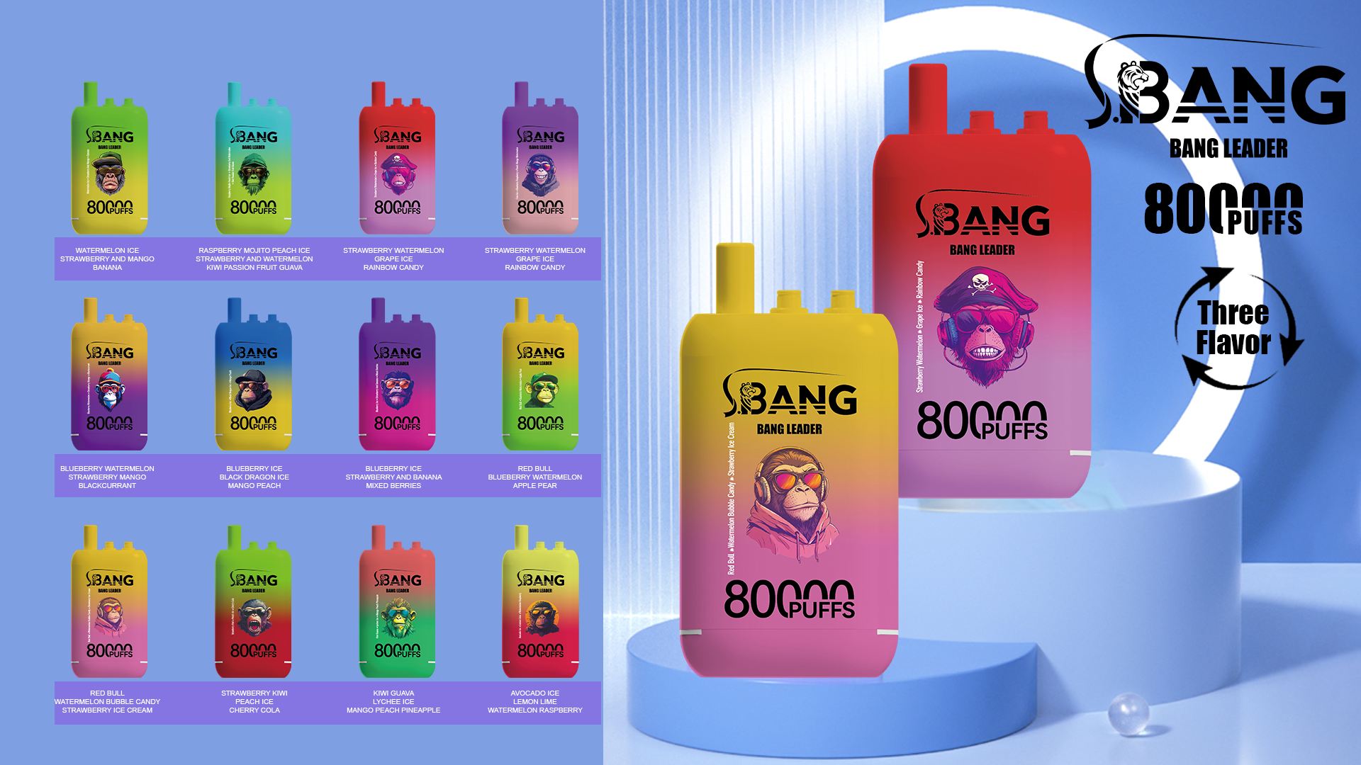 Bang Leader 80000 Vape Puff 80k
