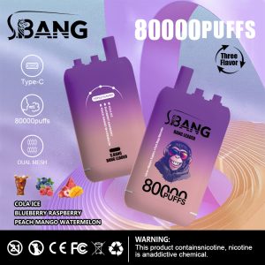 Bang Leader 80000 – Cola Ice, Blueberry Raspberry & Peachy Mango Watermelon