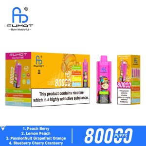 Fumot Eco 80k Peach Berry & Lemon Peach Fumot Eco 80k Peach Berry & Lemon Peach